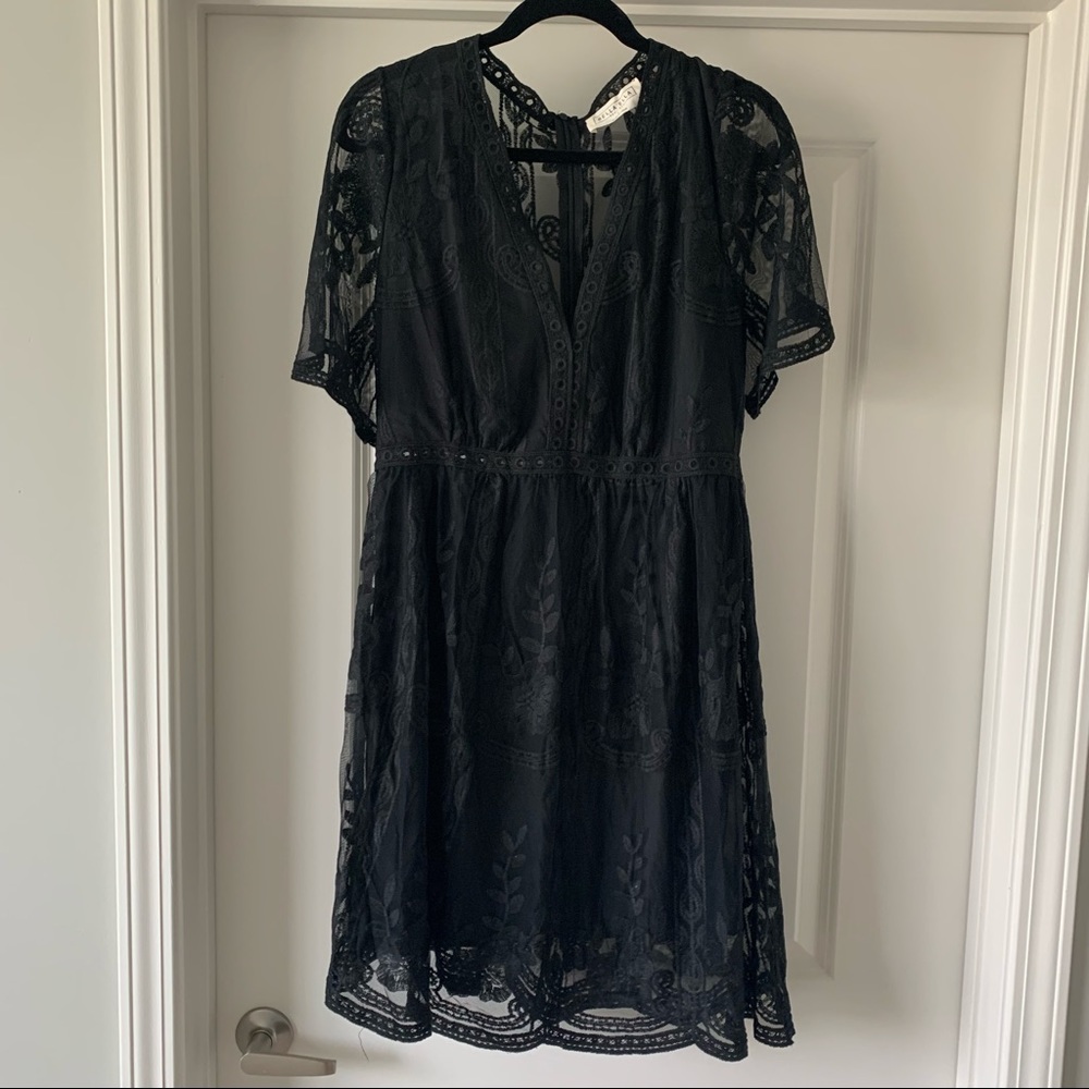 Black lace Bella Ella Boutique dress